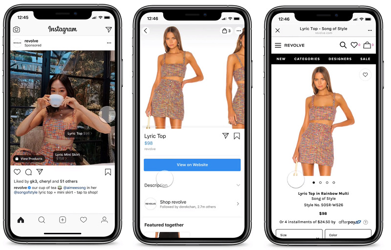 Omdan organiske shoppingopslag på Instagram til annoncer via annonceadministratoren.